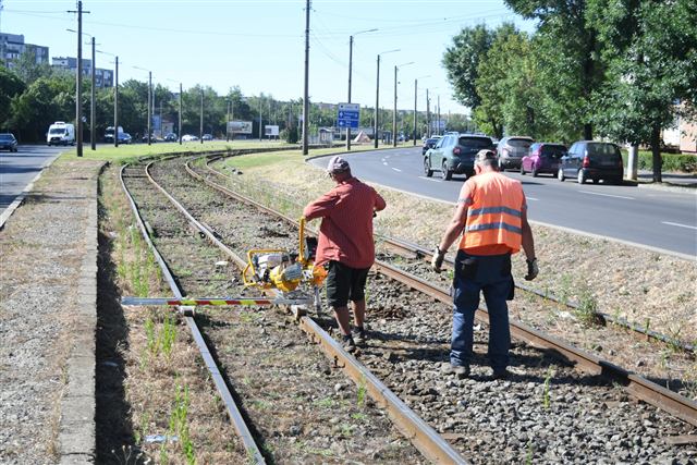 Demontarea șinelor liniei vechi de tramvai – 4 iulie 2025